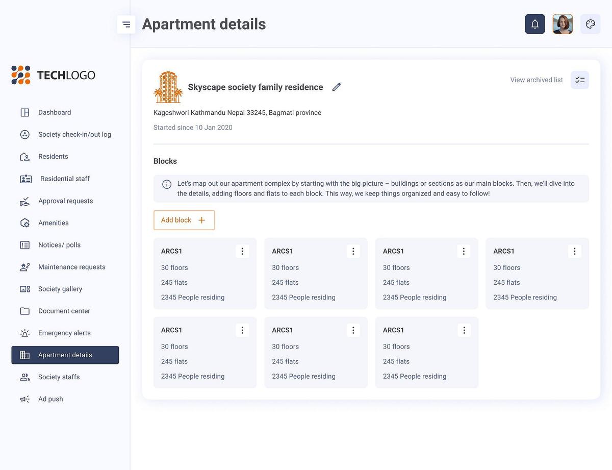 Manage Apartment